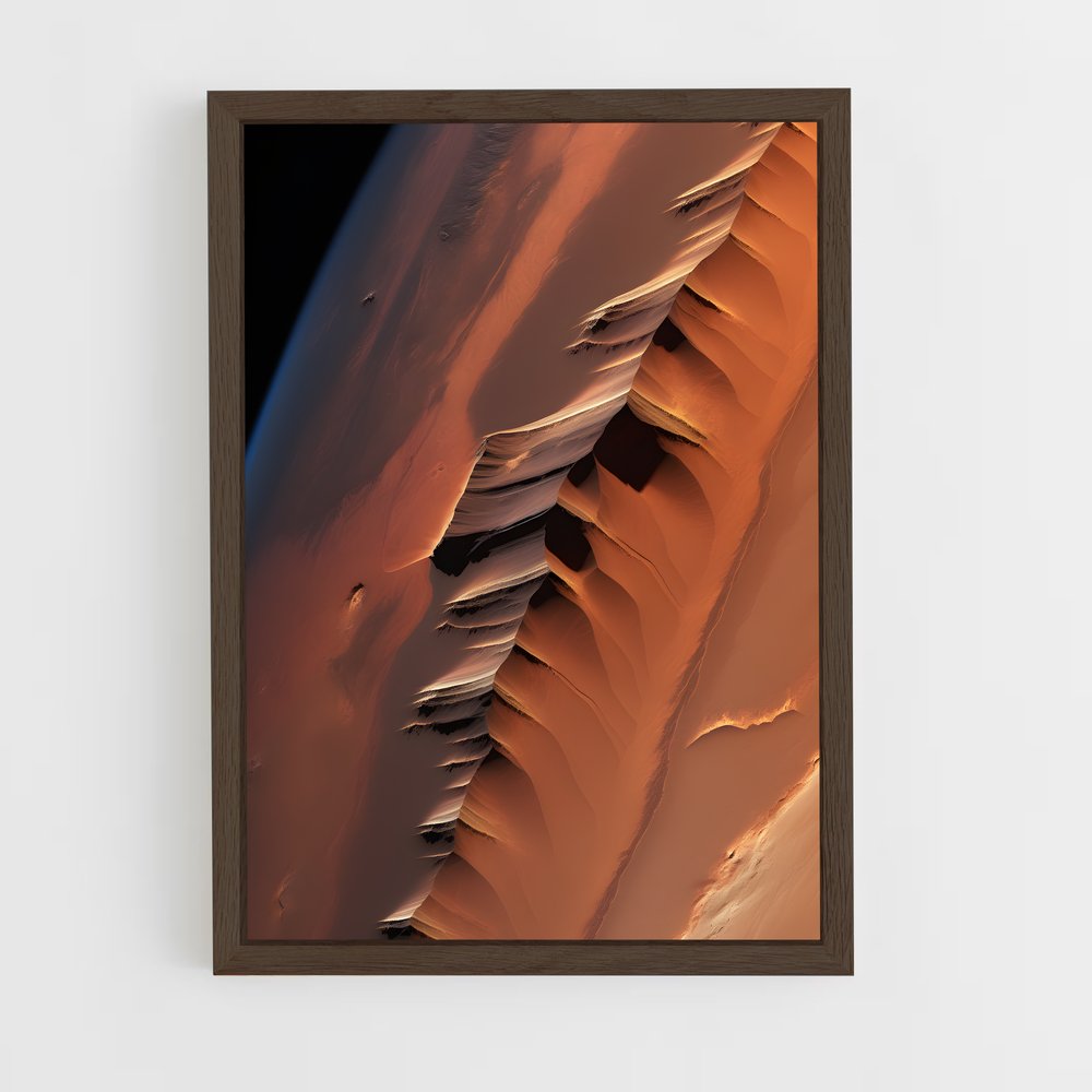 Poster Valles Marineris majestueux – affiche Système solaire (vue 5)